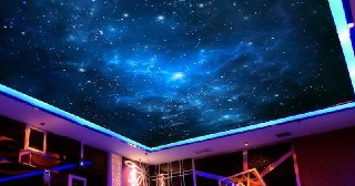Натяжной потолок звездное небо Тутаев, цена от 5329 руб.